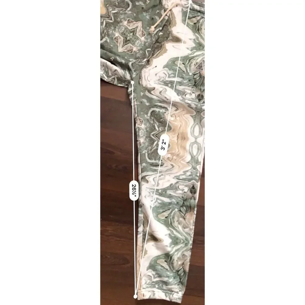 HUF - Swirl Fleece Pant - Olive Women’s Sz Small Waist 26-32